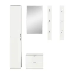 Garderobe 5-teilig in 148/193/34 cm