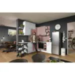 XXXLutz Lauterach - Ihr M&ouml;belhaus bei Bregenz Eckk&uuml;che 220/260 cm in Rosa, Wei&szlig;