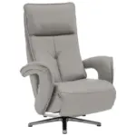 XXXLutz Lauterach - Ihr M&ouml;belhaus bei Bregenz Relaxsessel in Leder Silberfarben