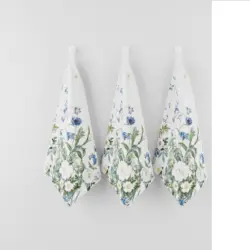 Geschirrtuch-Set 3-teilig Hellblau