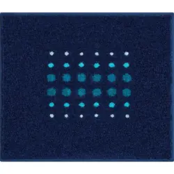 Bidet-Vorleger Blau 50/60 cm