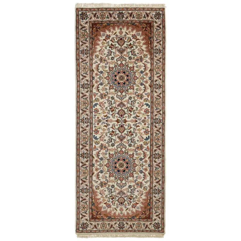 Orientteppich 80/200 cm Nain Cream Creme