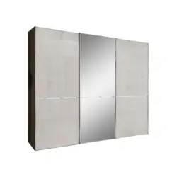 Schwebet&uuml;renschrank in Grau, Dunkelgrau