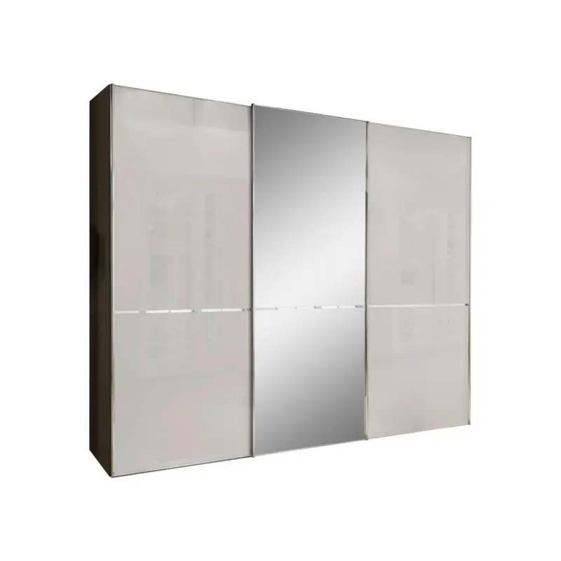 Schwebet&uuml;renschrank in Grau, Dunkelgrau