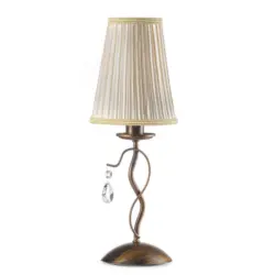 Kristall-Tischleuchte 15/15/42 cm