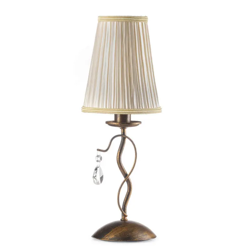 Kristall-Tischleuchte 15/15/42 cm