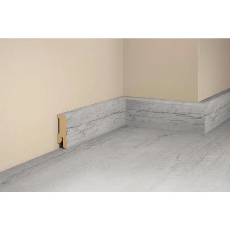 Sockelleiste, Eiche Eisgrau