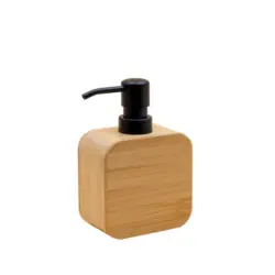 Seifenspender Holz, Kunststoff