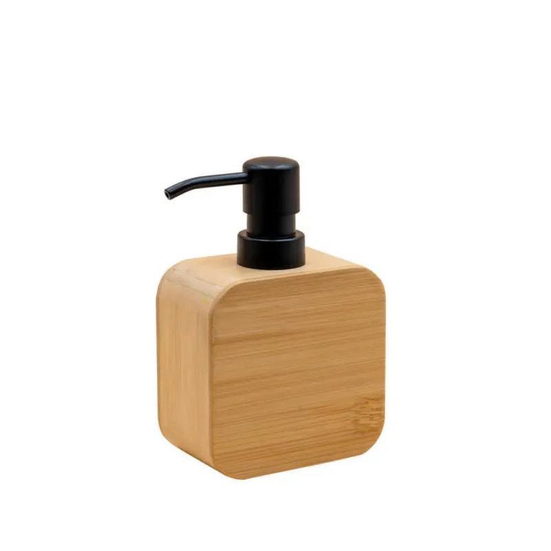 Seifenspender Holz, Kunststoff