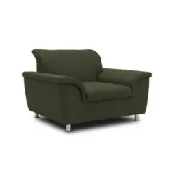 Sessel in Webstoff Gr&uuml;n