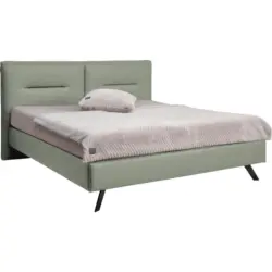 Polsterbett Platinfarben 200/200 cm