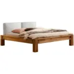 XXXLutz Lauterach - Ihr M&ouml;belhaus bei Bregenz Balkenbett 160/200 cm in Wei&szlig;, Eichefarben