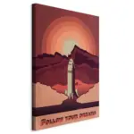 XXXLutz Lauterach - Ihr M&ouml;belhaus bei Bregenz Leinwandbild Abstraktes, Weltall 60/90/1.2 cm