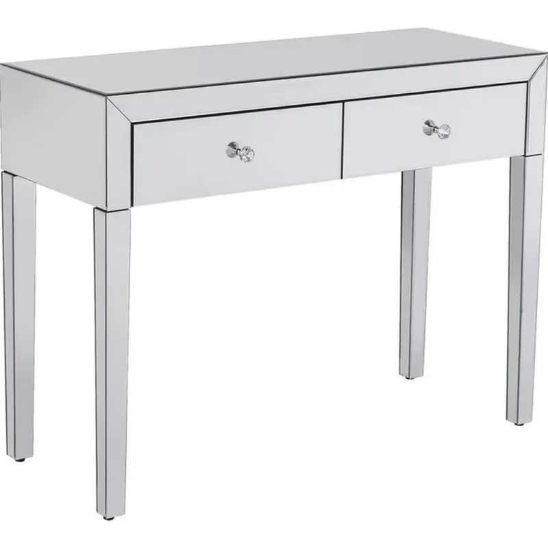 Konsolentisch in Glas, Holzwerkstoff 100/40/77 cm