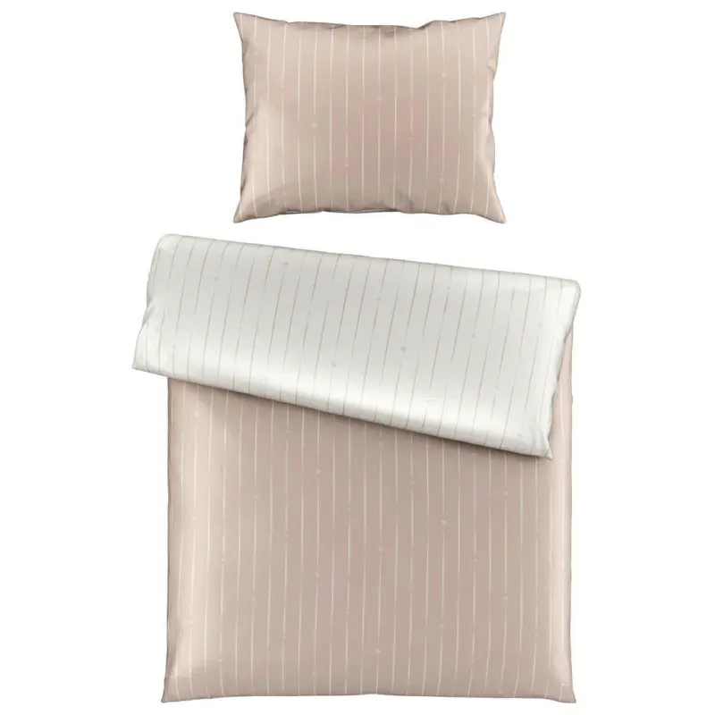 Wendebettw&auml;sche Stripes DK Satin 140/200 cm