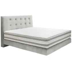 Boxspringbett 200/200 cm in Naturfarben