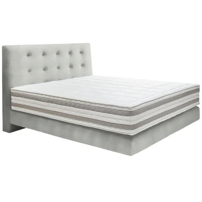 Boxspringbett 200/200 cm in Naturfarben