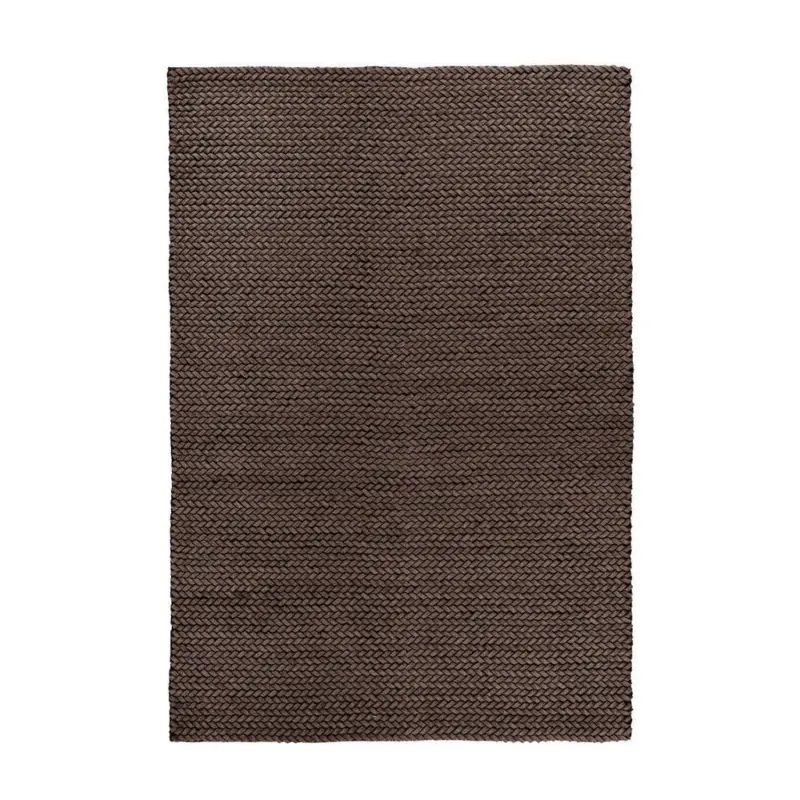 Flachwebeteppich 120/170 cm Robbie 125 Braun Braun