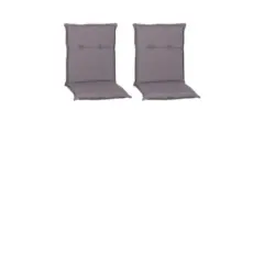 Sesselauflage in Grau Uni