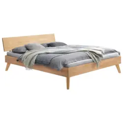 Bett 90/200 cm in Eiche Bianco