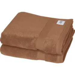 Handtuch 50/100 cm SW-Cuddly Braun 2-teilig