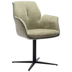 Armlehnstuhl Sitzfl&auml;che 180&deg; drehbar, automatische R&uuml;ckholfunktion Mikrofaser