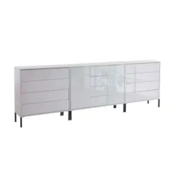Sideboard Mailand Set 12 + MF in 264/86/33 cm