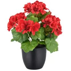 Kunstpflanze Geranie 38 cm