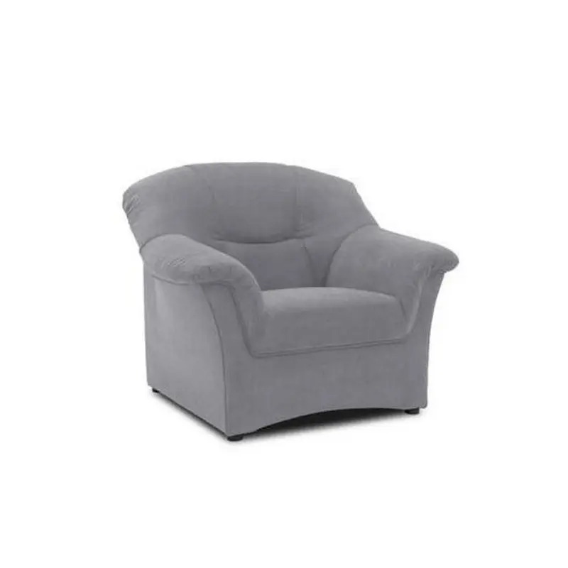 Sessel in Mikrofaser Dunkelgrau