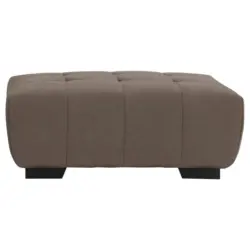 Hocker in Textil Taupe