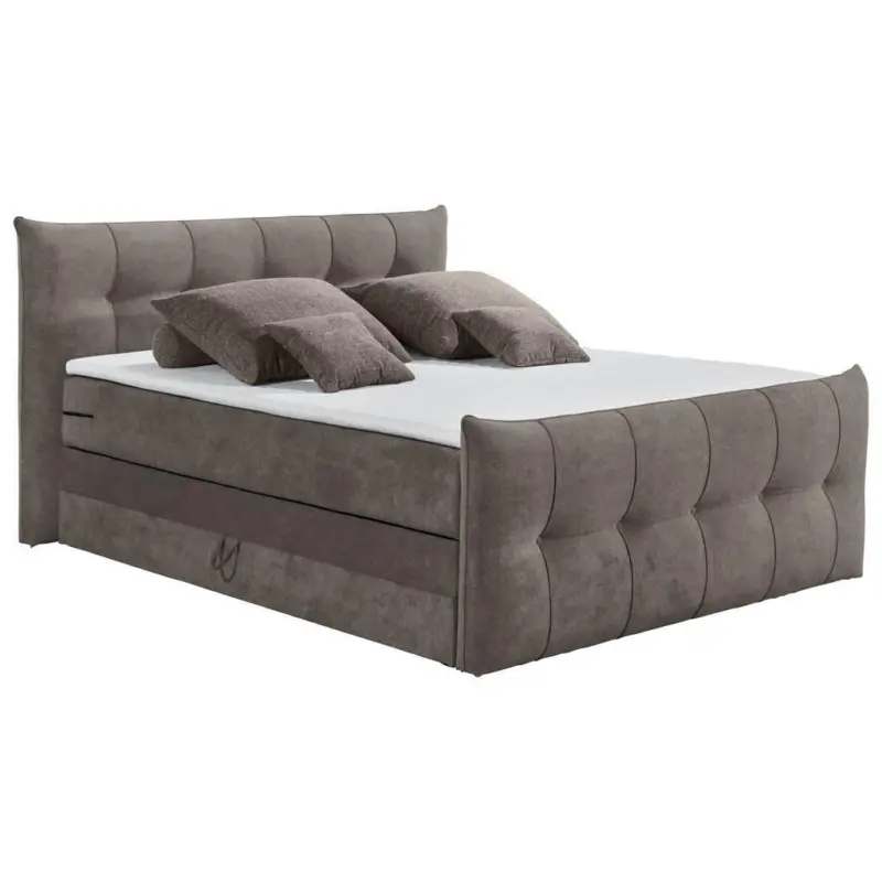 Boxspringbett 180/200 cm in Braun
