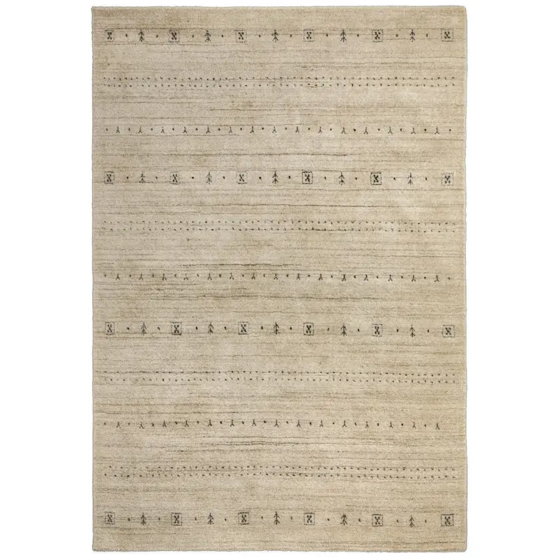 Orientteppich 70/140 cm Pr&auml;rie Naturfarben