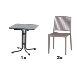 Gartengarnitur 3-teilig