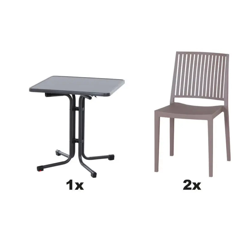 Gartengarnitur 3-teilig