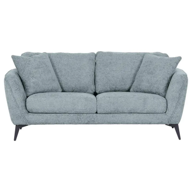 2-Sitzer-Sofa in Chenille Hellblau