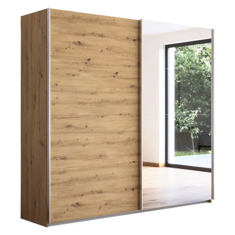 Schwebet&uuml;renschrank in Eiche Artisan