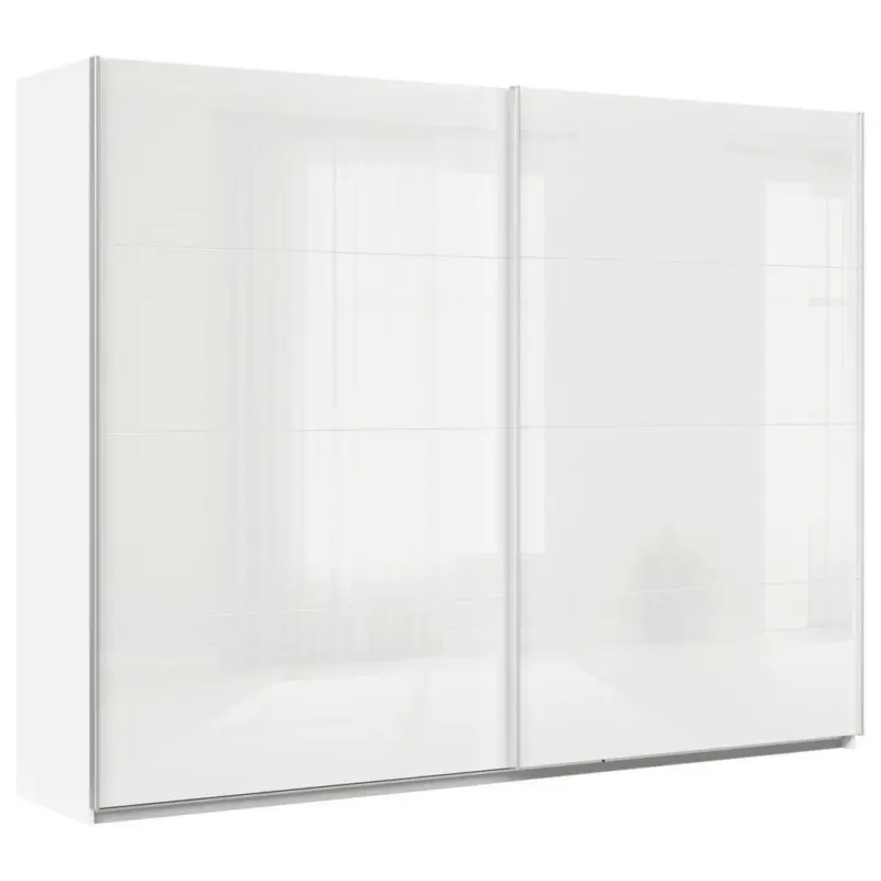 Schwebet&uuml;renschrank in Wei&szlig;