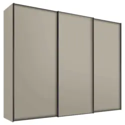 Schwebet&uuml;renschrank in Sandfarben