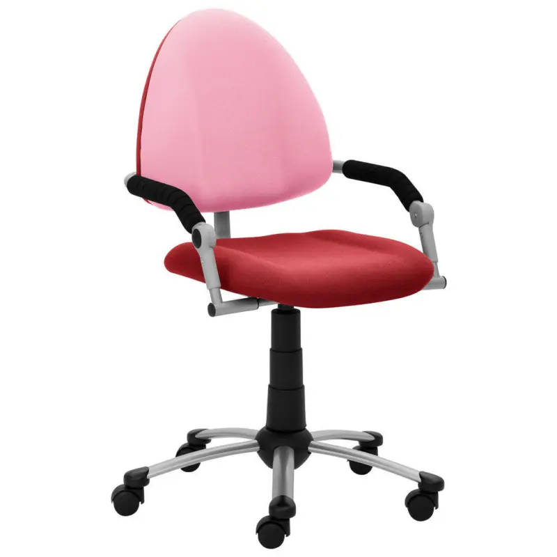 Jugenddrehstuhl in Rosa, Rot