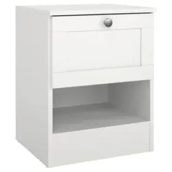 Nachtk&auml;stchen 40,2/51,2/36 cm in Wei&szlig;