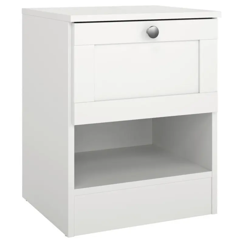 Nachtk&auml;stchen 40,2/51,2/36 cm in Wei&szlig;