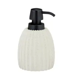 Seifenspender Kunststoff, Naturmaterialien