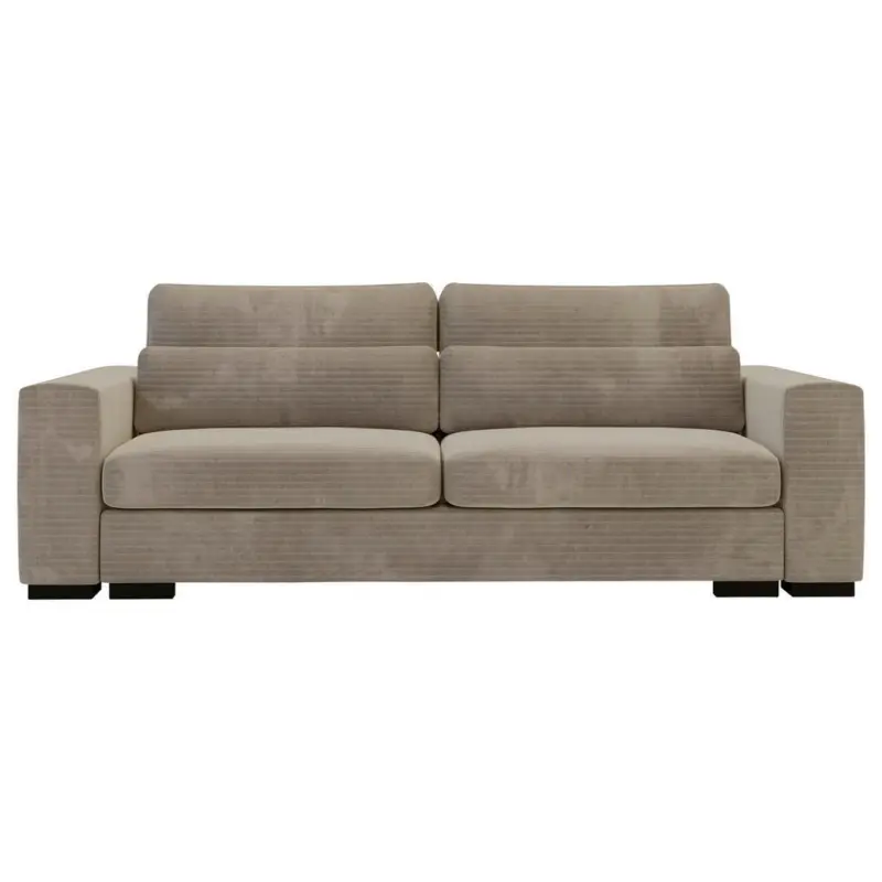 Schlafsofa in Flachgewebe Beige