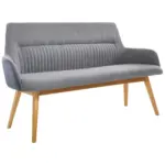 XXXLutz Lauterach - Ihr M&ouml;belhaus bei Bregenz Sitzbank 157/88/62,5 cm in Eichefarben, Dunkelgrau