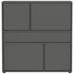 Schuhschrank Ameca in 110/107/25 cm