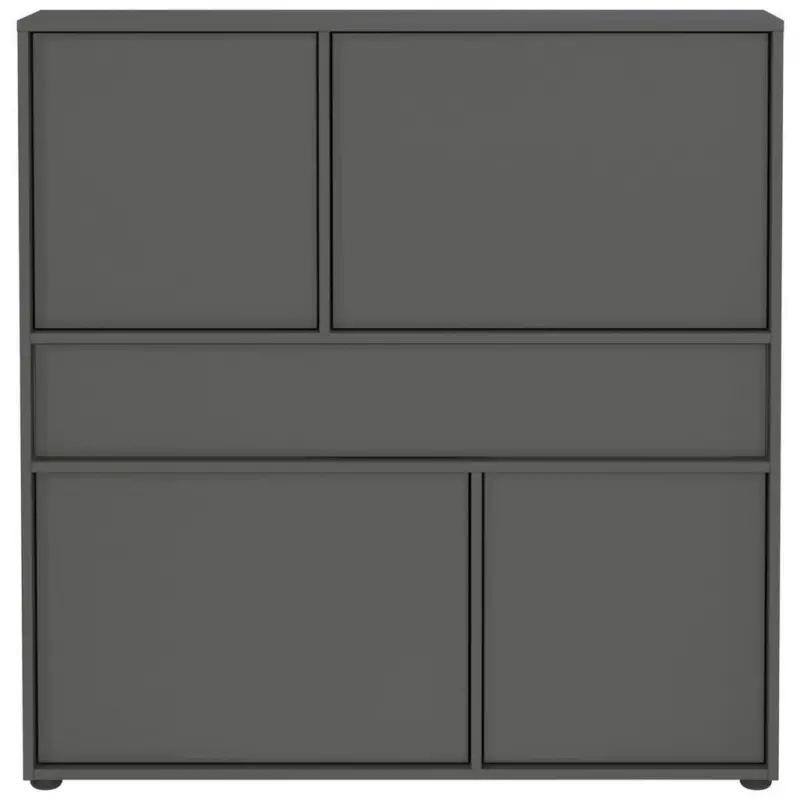 Schuhschrank Ameca in 110/107/25 cm