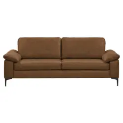 3-Sitzer-Sofa in Echtleder Braun