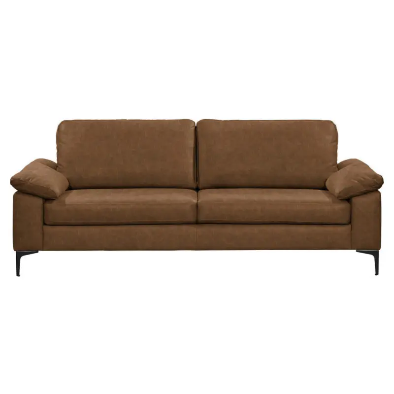 3-Sitzer-Sofa in Echtleder Braun