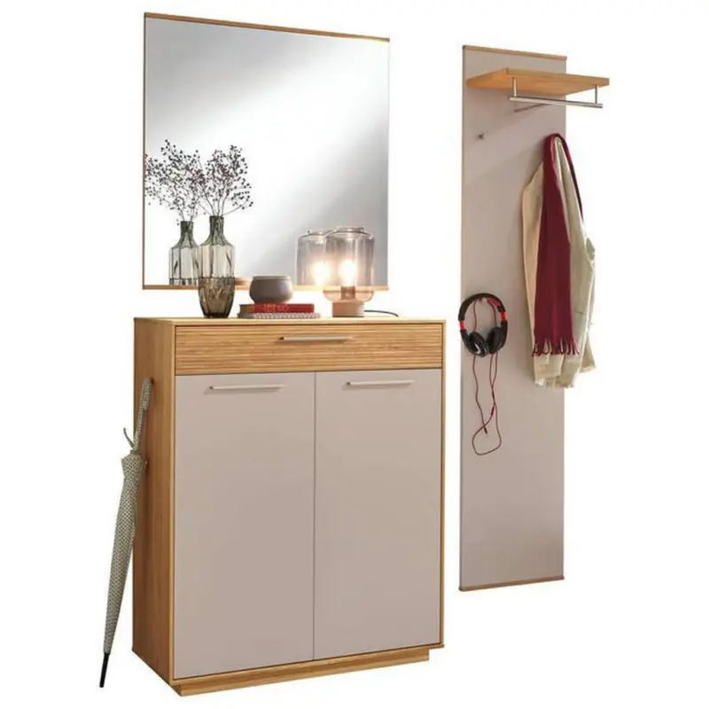 Garderobe 3-teilig in 140/195/37 cm