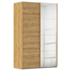 Schwebet&uuml;renschrank in Eichefarben